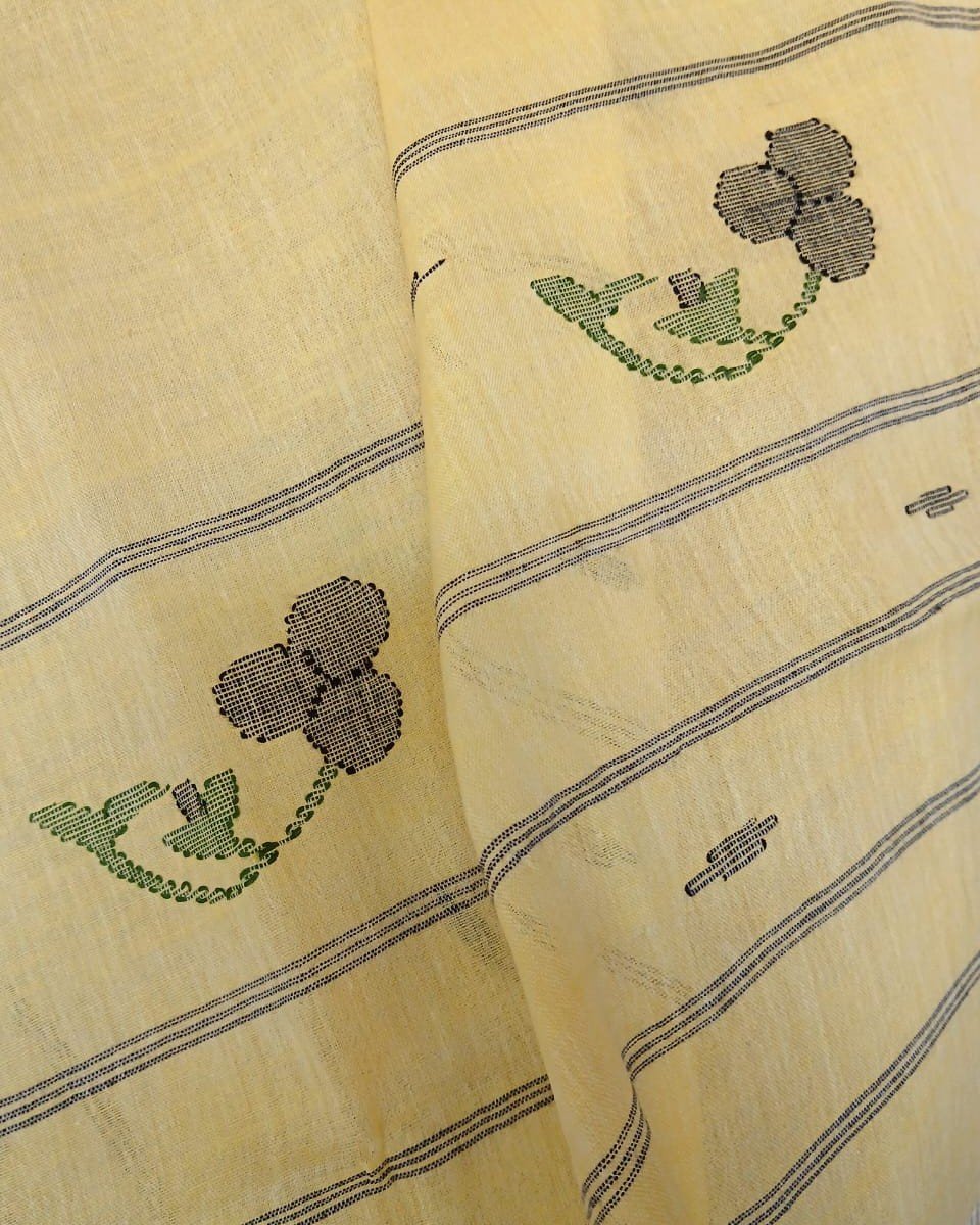 Manipur Handloom 3-piece Salwar Set - (MHSS0037) - Image 2