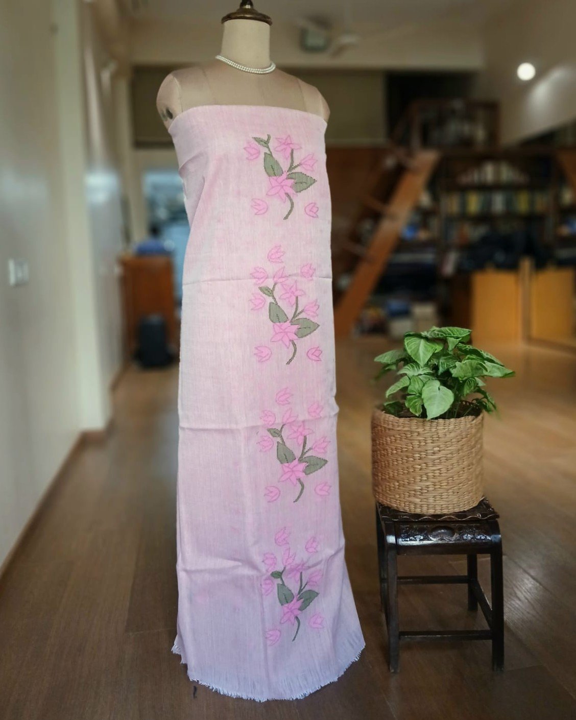 Manipur Handloom 3-piece Salwar Set - (MHSS0029) - Image 2