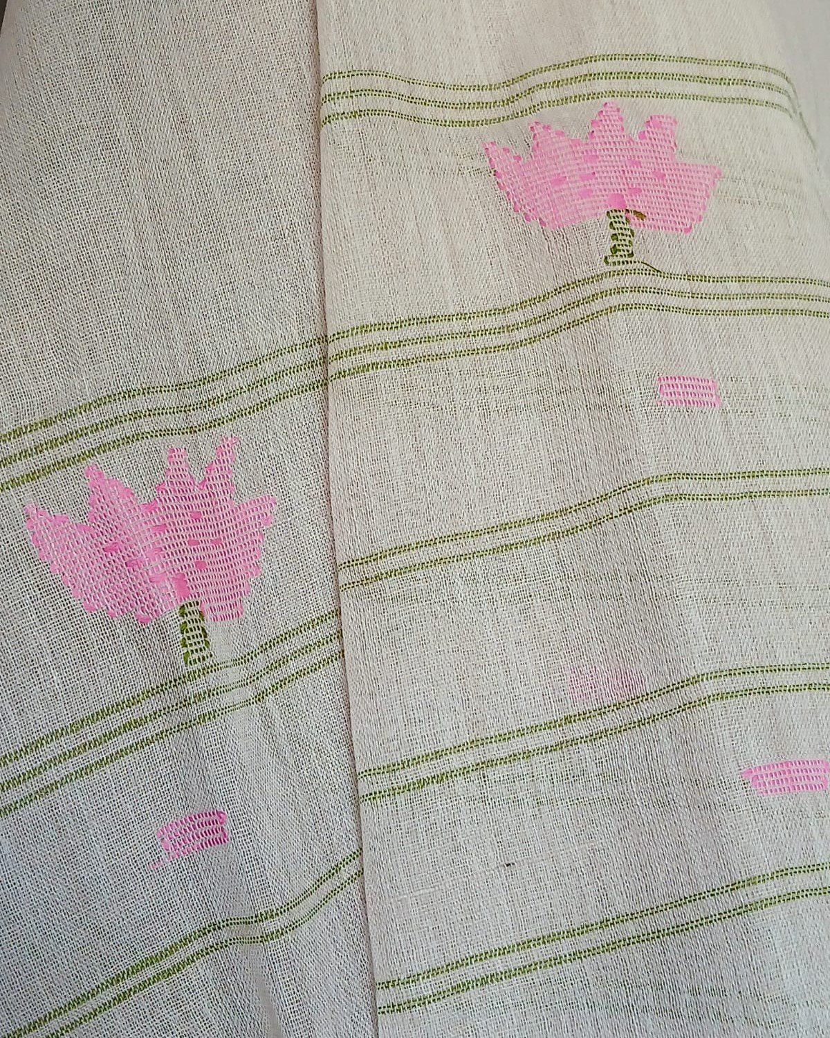 Manipur Handloom 3-piece Salwar Set - (MHSS0030) - Image 4
