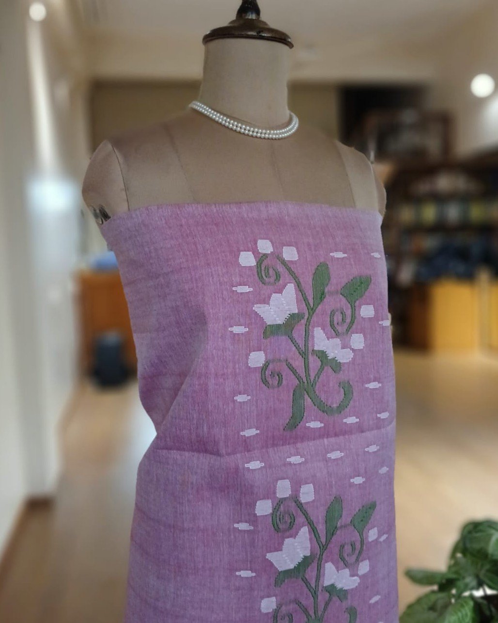 Manipur Handloom 3-piece Salwar Set - (MHSS0033) - Image 7