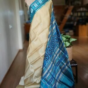 Pure Silk Nuapatna Khandua Pata with Pasapalli Border - (SKSS0017)