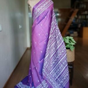 Hand Embroidered Santiniketan Kantha Saree - (SNBK0030)
