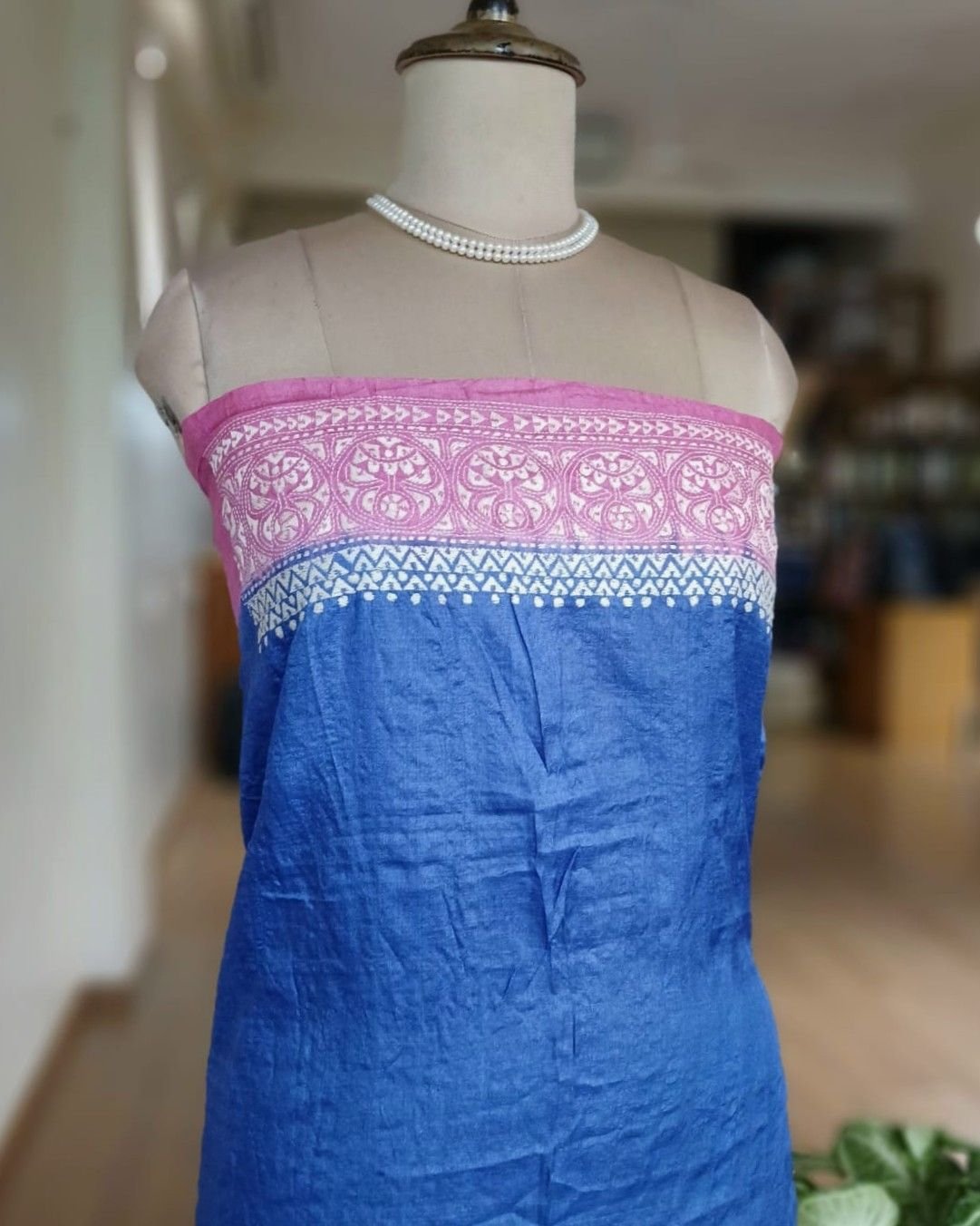 PadmaShree Takdira Begum’s Tussar Silk Kantha Saree – (TSKS0033) - Image 10