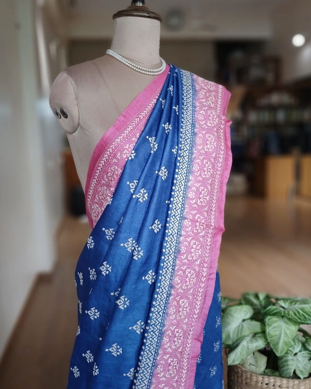PadmaShree Takdira Begum’s Tussar Silk Kantha Saree – (TSKS0033) - Image 8