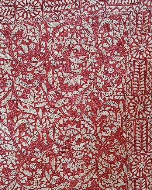 PadmaShree Takdira Begum’s Tussar Silk Kantha Saree – (TSKS0034) - Image 5
