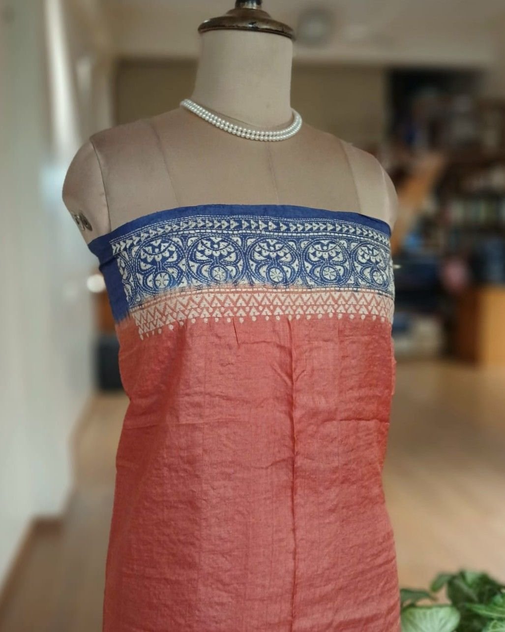 PadmaShree Takdira Begum’s Tussar Silk Kantha Saree – (TSKS0035) - Image 10