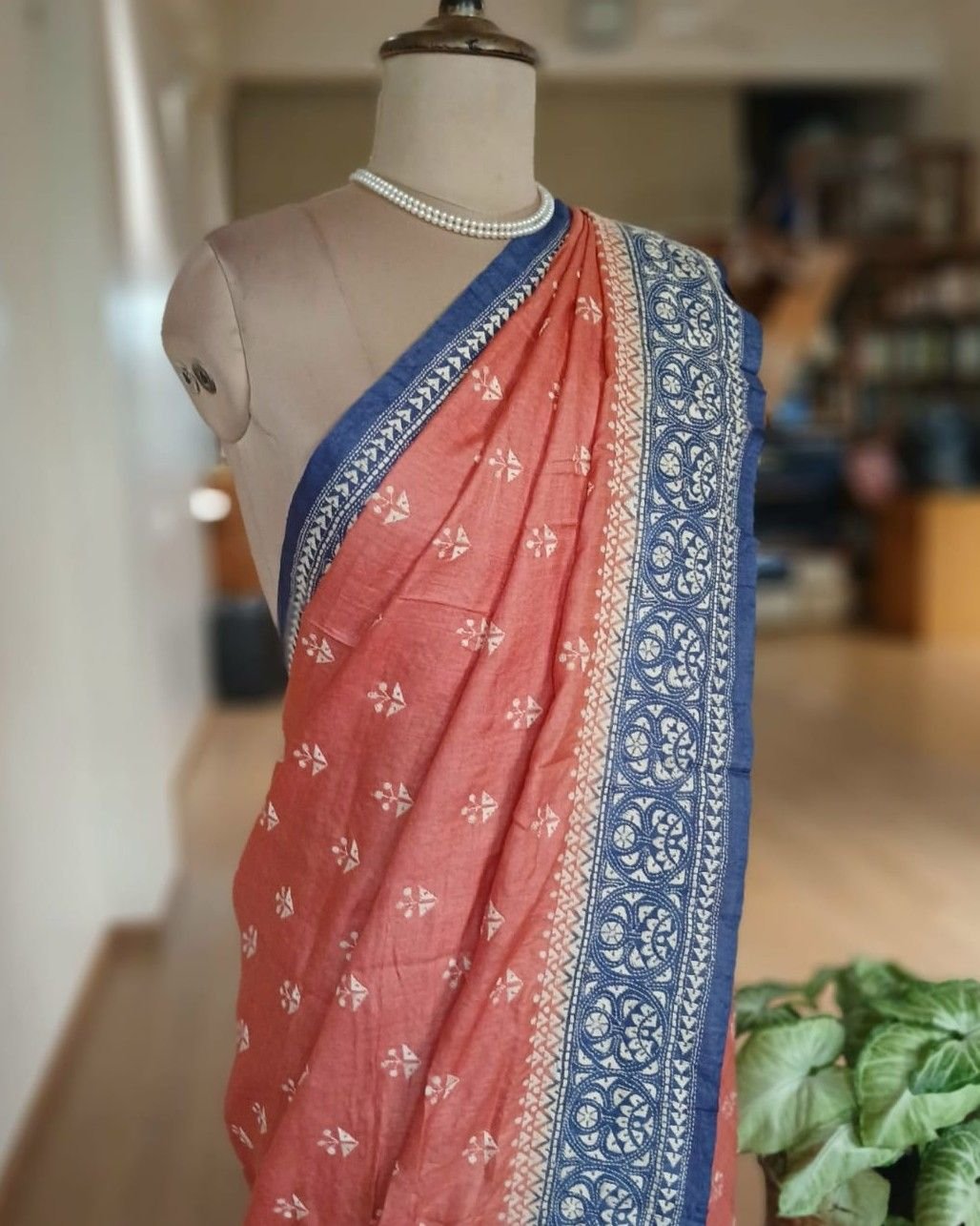 PadmaShree Takdira Begum’s Tussar Silk Kantha Saree – (TSKS0035) - Image 8