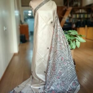 Madhubani on Tussar Silk – (MADT0064)