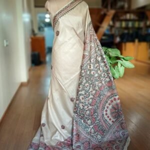 Madhubani on Tussar Silk – (MADT0065)