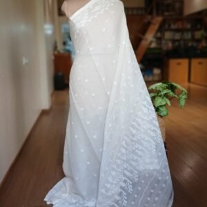 Soft Cotton Jamdani Handweave from Phulia – (JCHS0050)