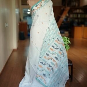 Soft Cotton Jamdani Handweave from Phulia – (JCHS0051)